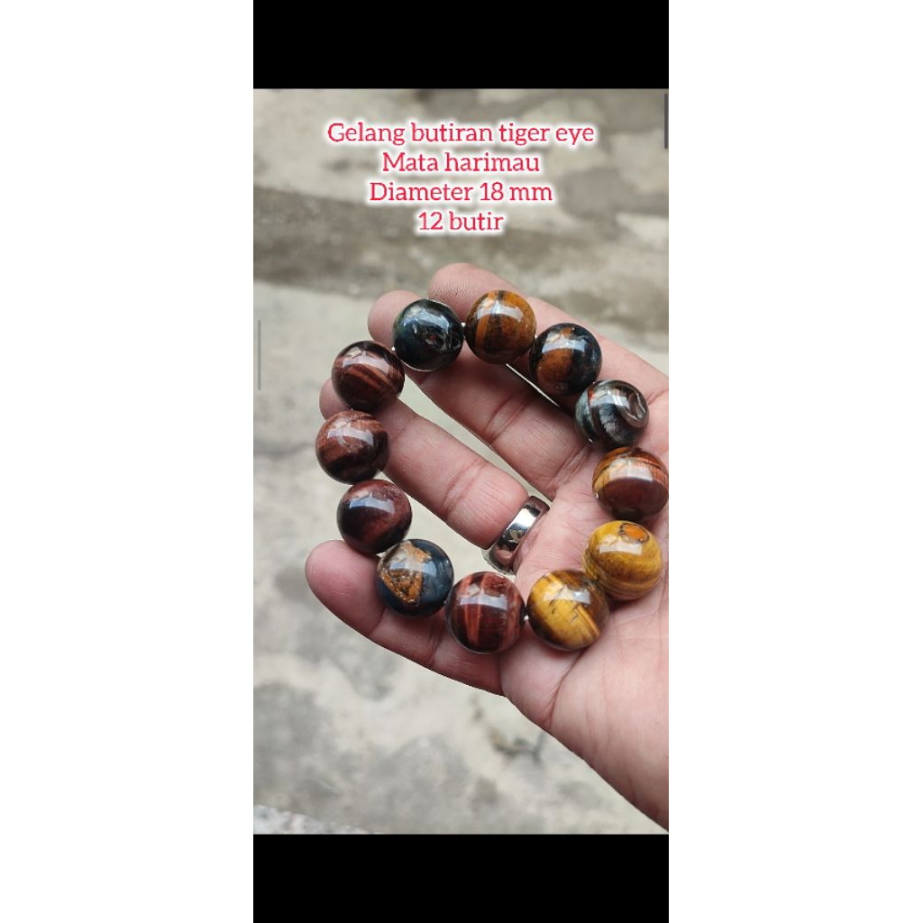 gelang batu tigerveye/mata harimau jumbo bukan bacan, giokburma, safir ceylon, ruby burma