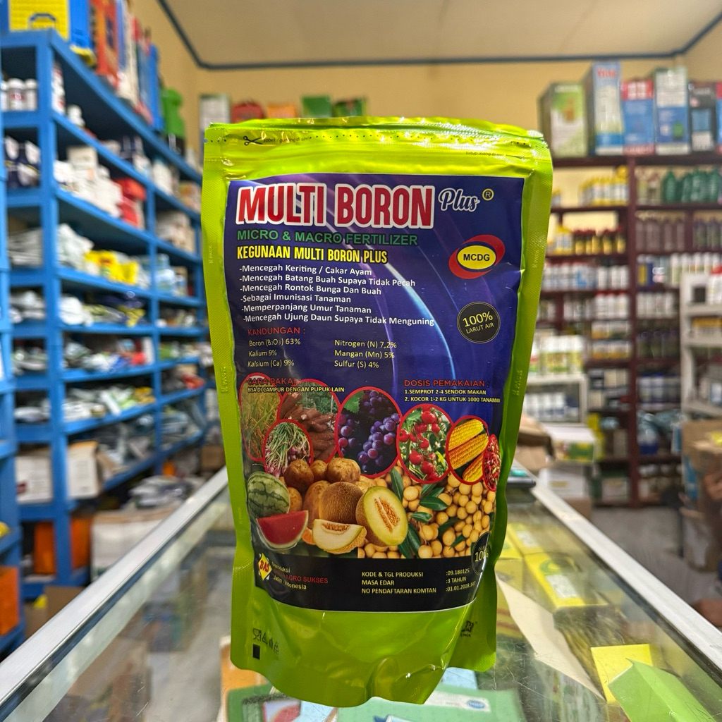 Pupuk MULTI BORON Mikro dan Makro Kemasan 1 Kg - Pupuk Boron Murni