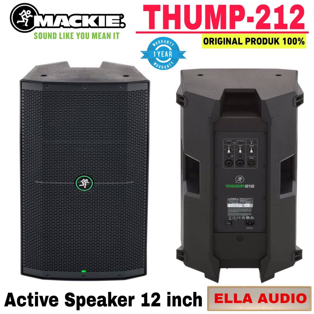 Mackie Thump 212 Speaker Aktif 12 inch 1400W Mackie Thump-212