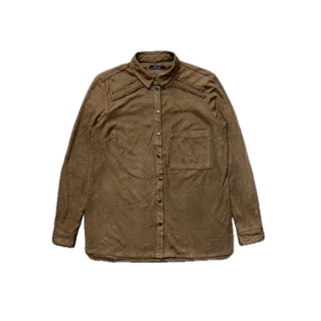 kemeja bershka koboi second