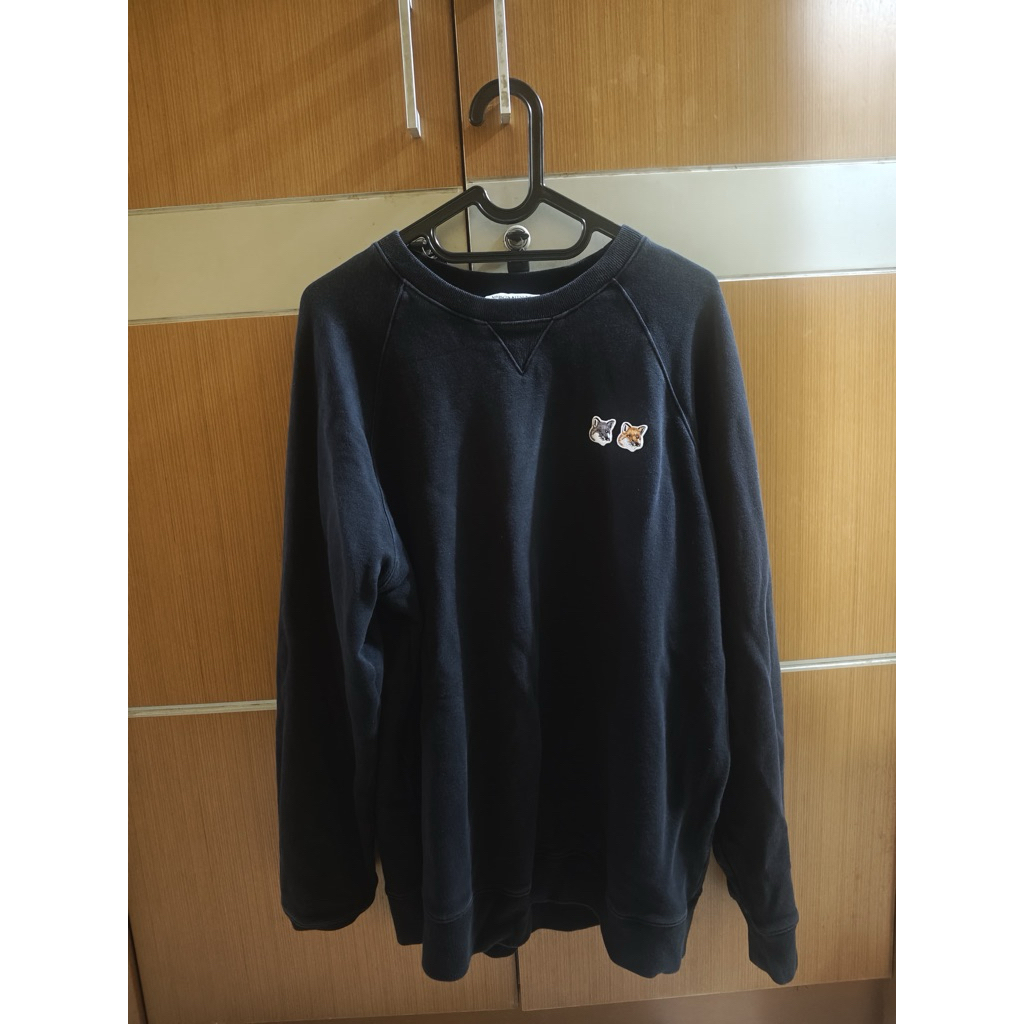 CREWNECK MAISON KITSUNE DOUBLE FOX