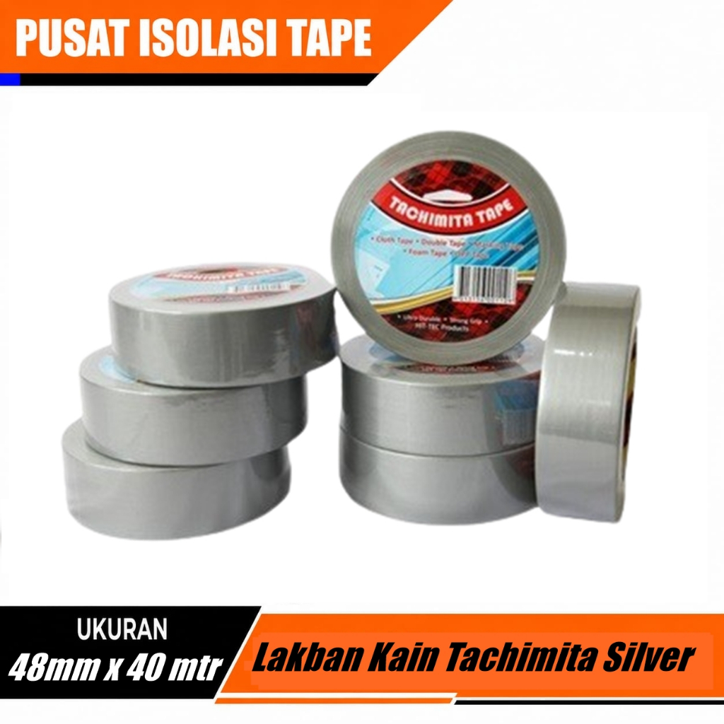 Lakban Kain Silver Tachimita Clot Tape Tachimita Silver