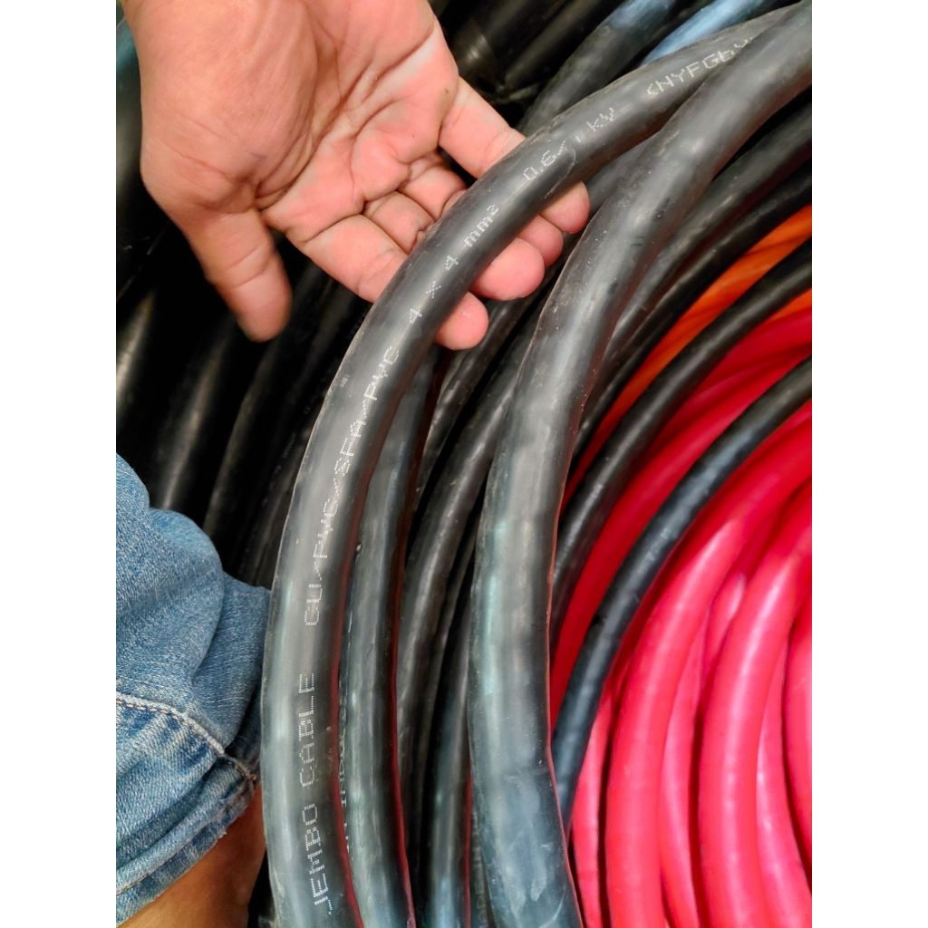 kabel tanam NYFGBY 4x4 jembo 0.6/1kv