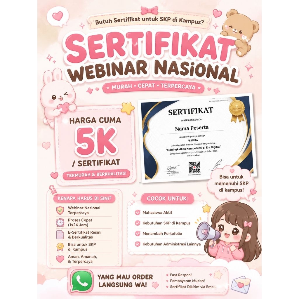 Pelatihan - Sertifikat Webinar Nasional