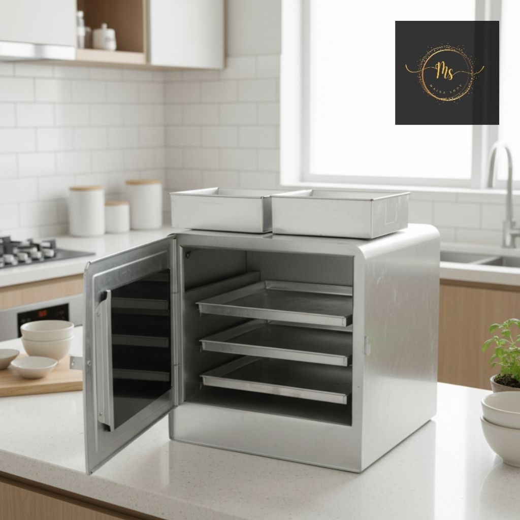 Oven Tangkring Bima uk 38 + 3 Loyang kue kering + 2 Loyang Persegi