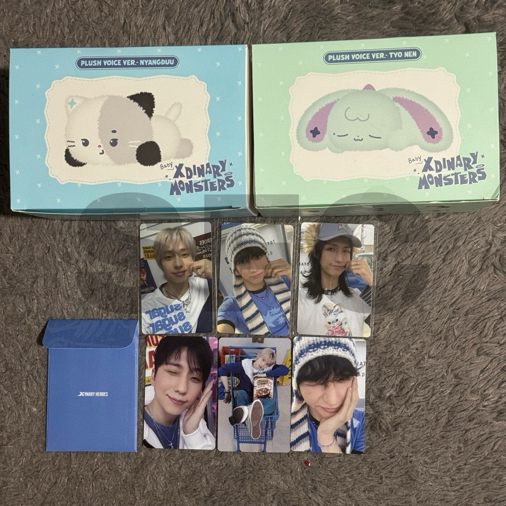 Xdinary Heroes merch the Xcape 2026 voice plush keyring xdinary monsters pc photocard pob gunil jung