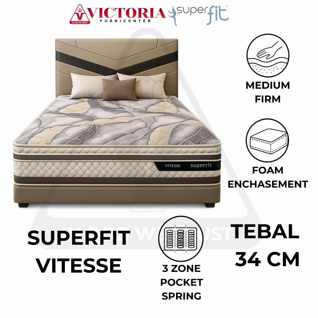 Comforta Superfit Vitesse 120 x 200 120x200 Kasur Saja Mattres Only