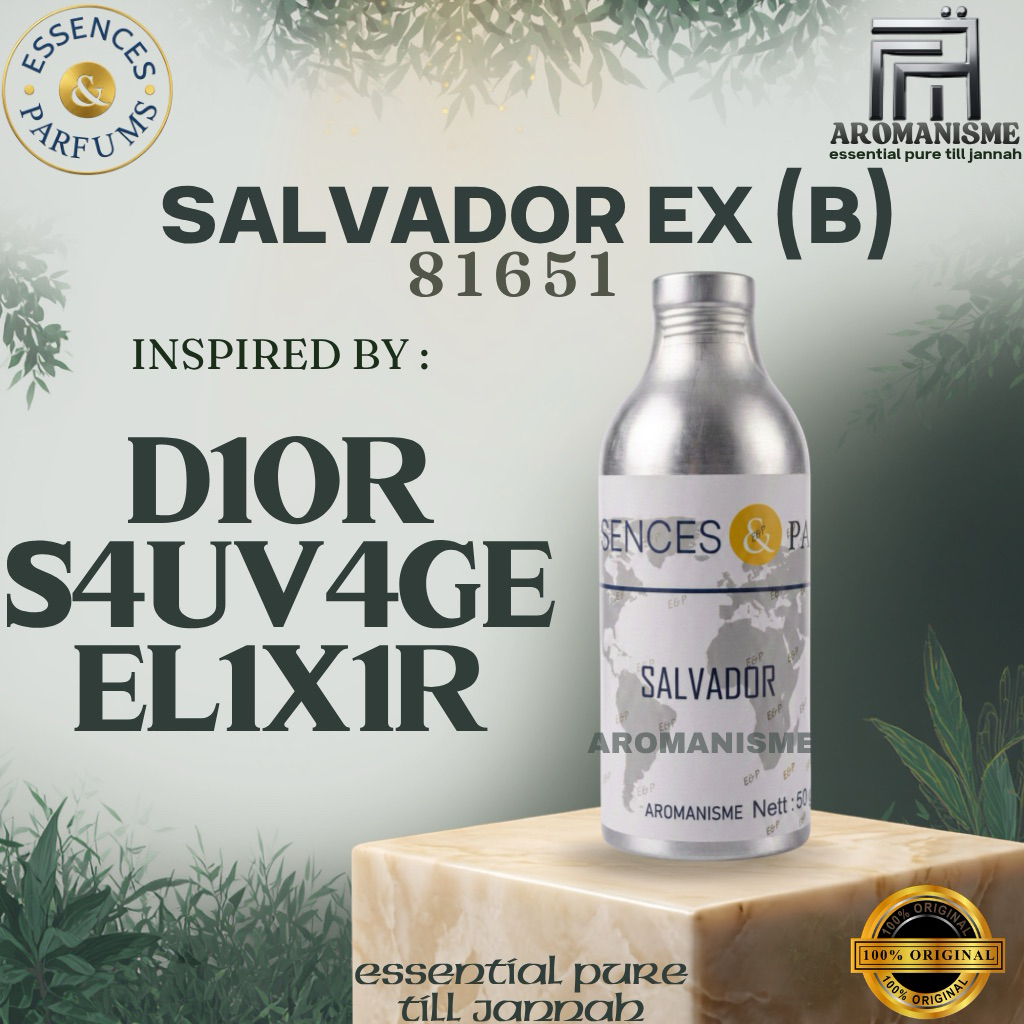 BIBIT PARFUM D10R S4UV4GE EL1X1R ESSENCES SALVADOR EX GRADE B SEGEL 500GRAM