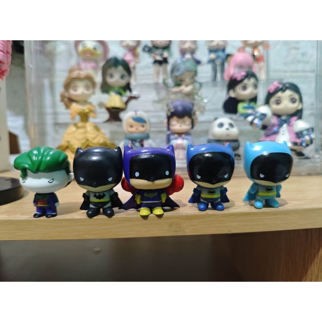 set figur batman dan joker ori dc comic