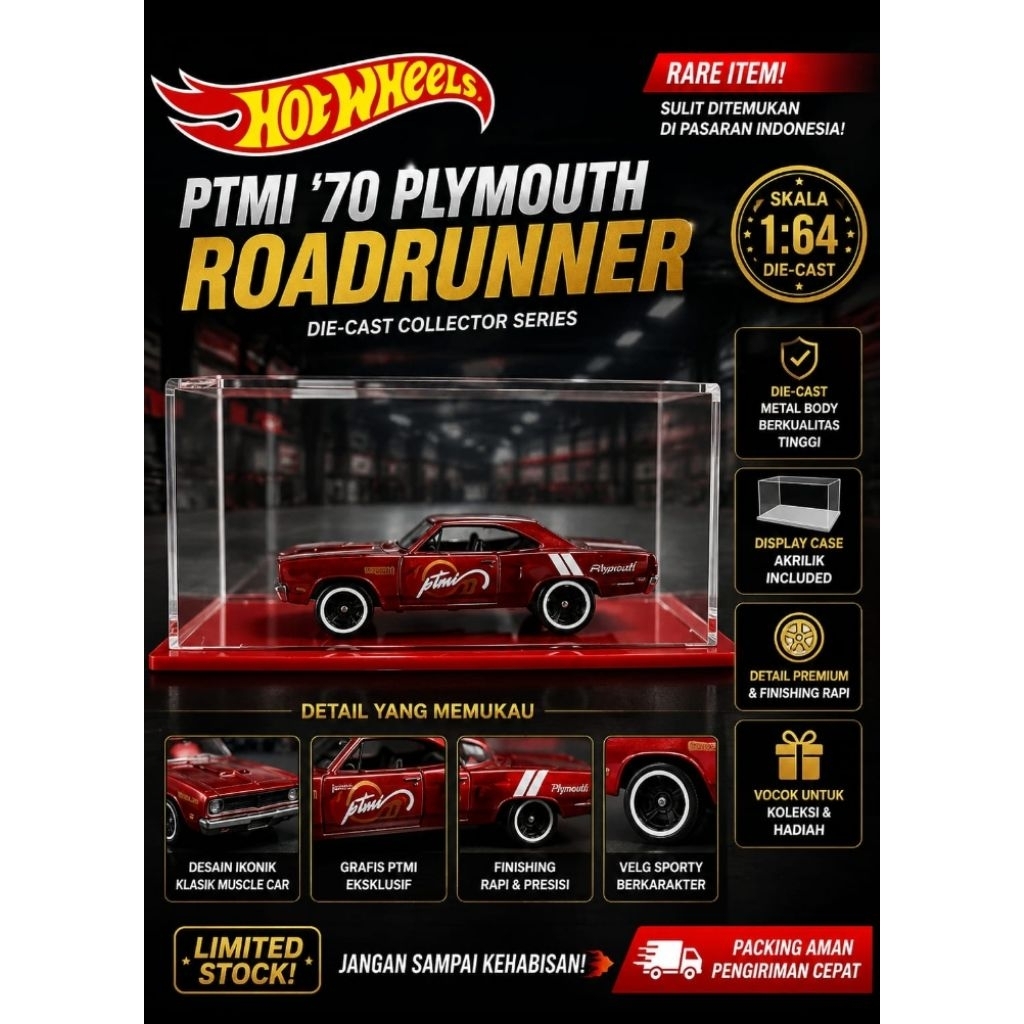 Hot Wheels PTMI 70 Plymouth Roadrunner