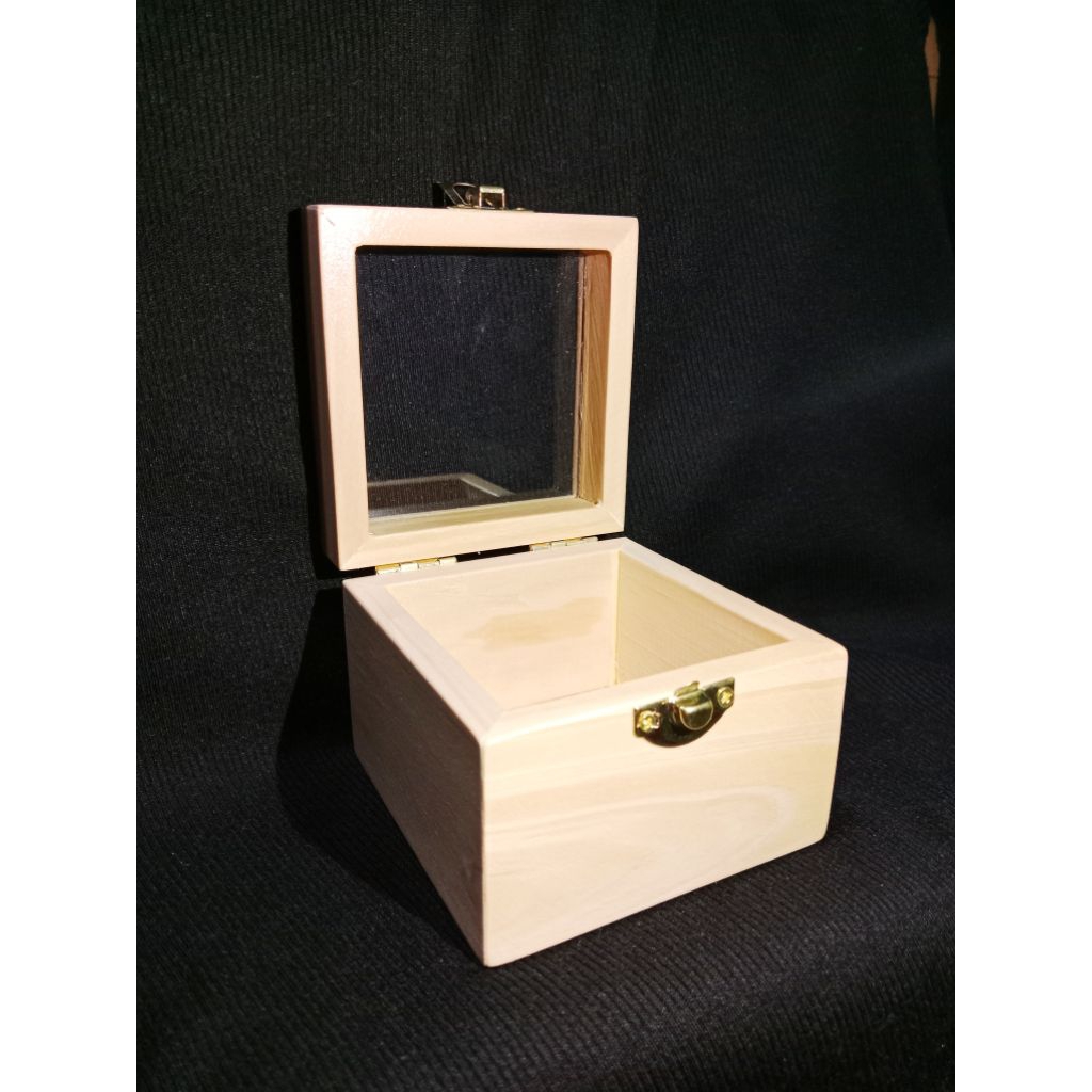 kotak perhiasan/box kayu akrilik
