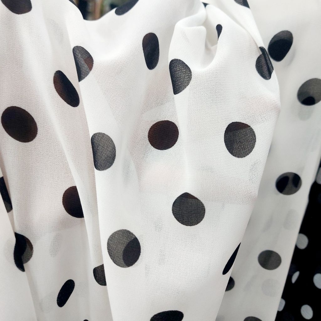 kain sifon motif  - kain sifon premium  - kain sifon polkadot  - kain sifon