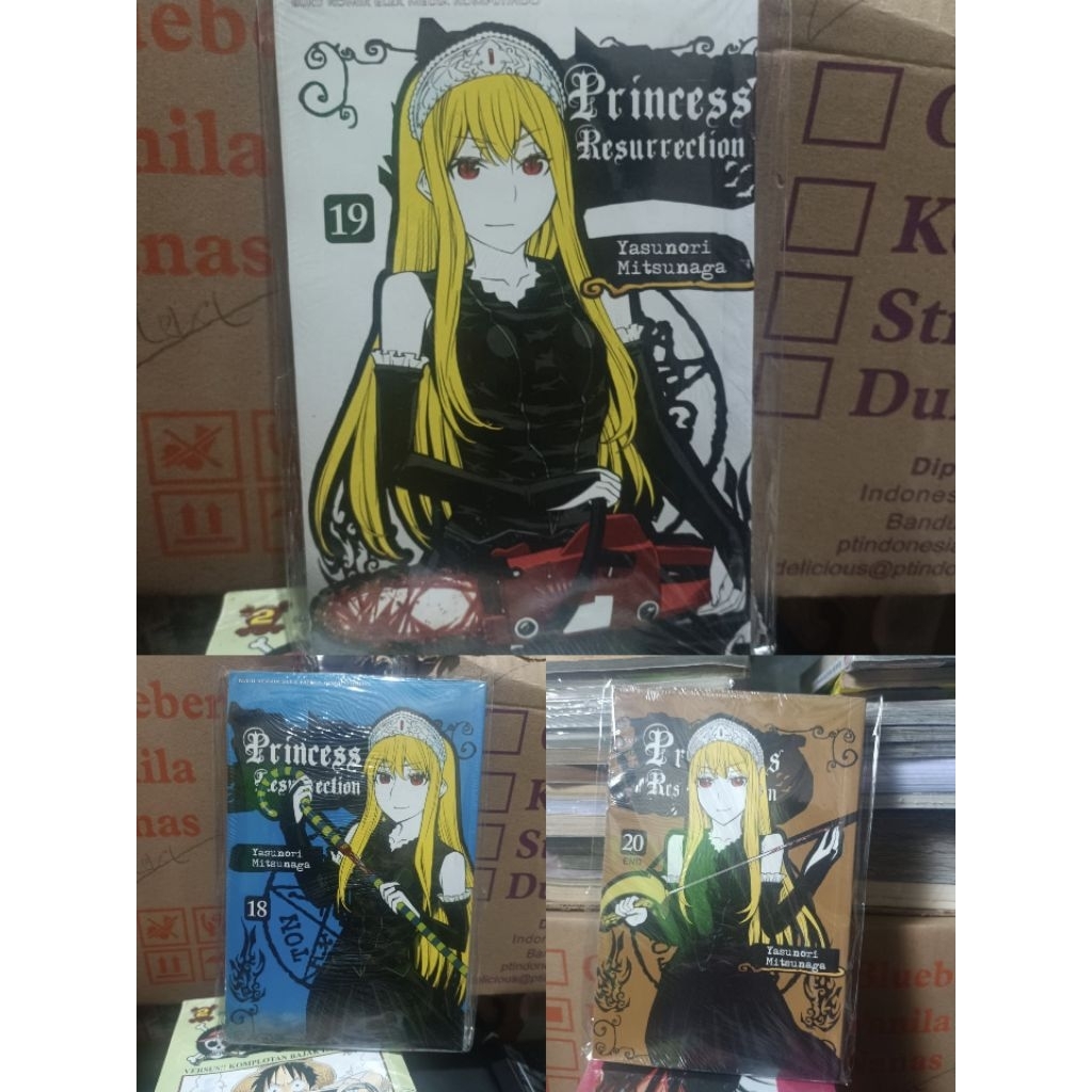 Komik princess ressurection 18,19,20 segel / komik princess ressurection vol 18,19,20 segel