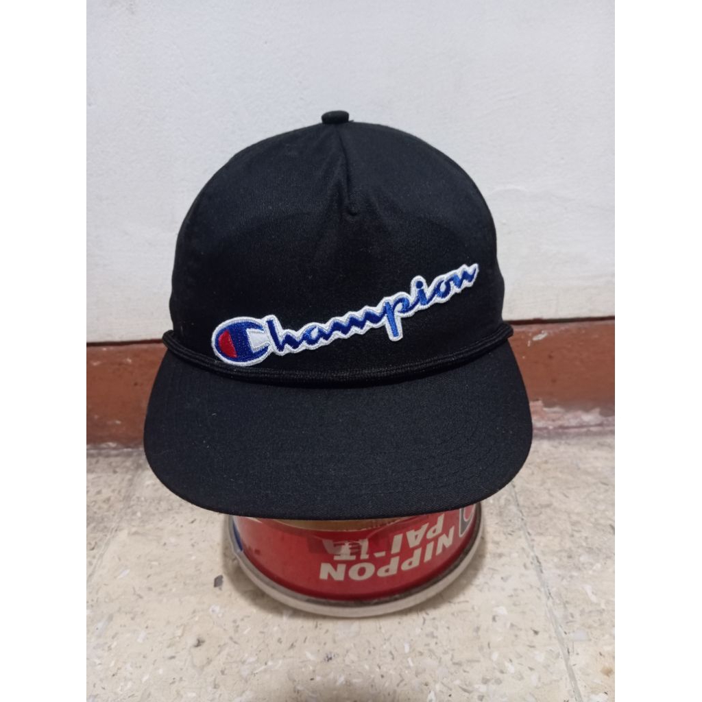 Topi rope hat champions big logo bordir second bekas