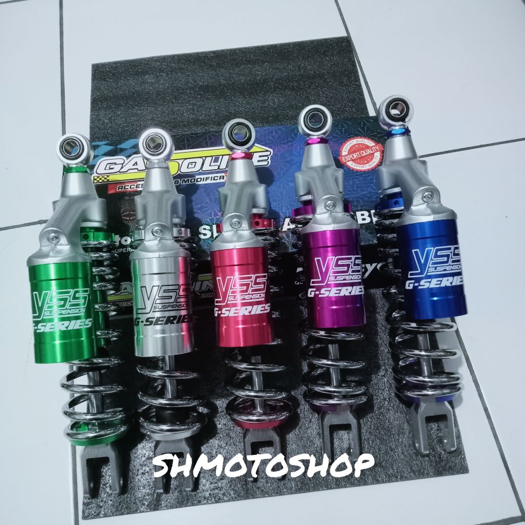 SHOCK MATIC COPY YSS MODEL G - PLUS UNIVERSAL SINGLE SHOCK UKURAN 310 MM & 330 MM PNP SEMUA MATIC UN