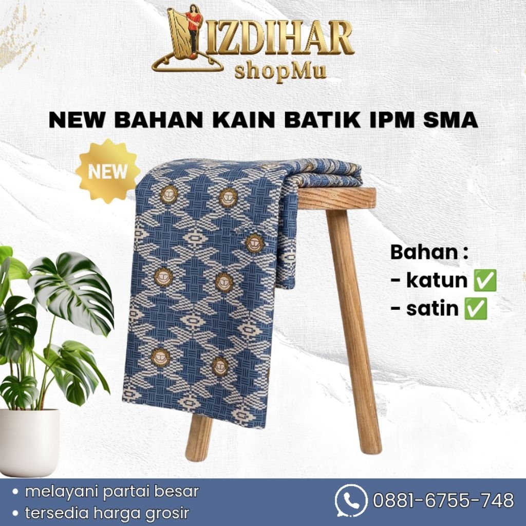 Kain Batik IPM Muhammadiyah SMA new