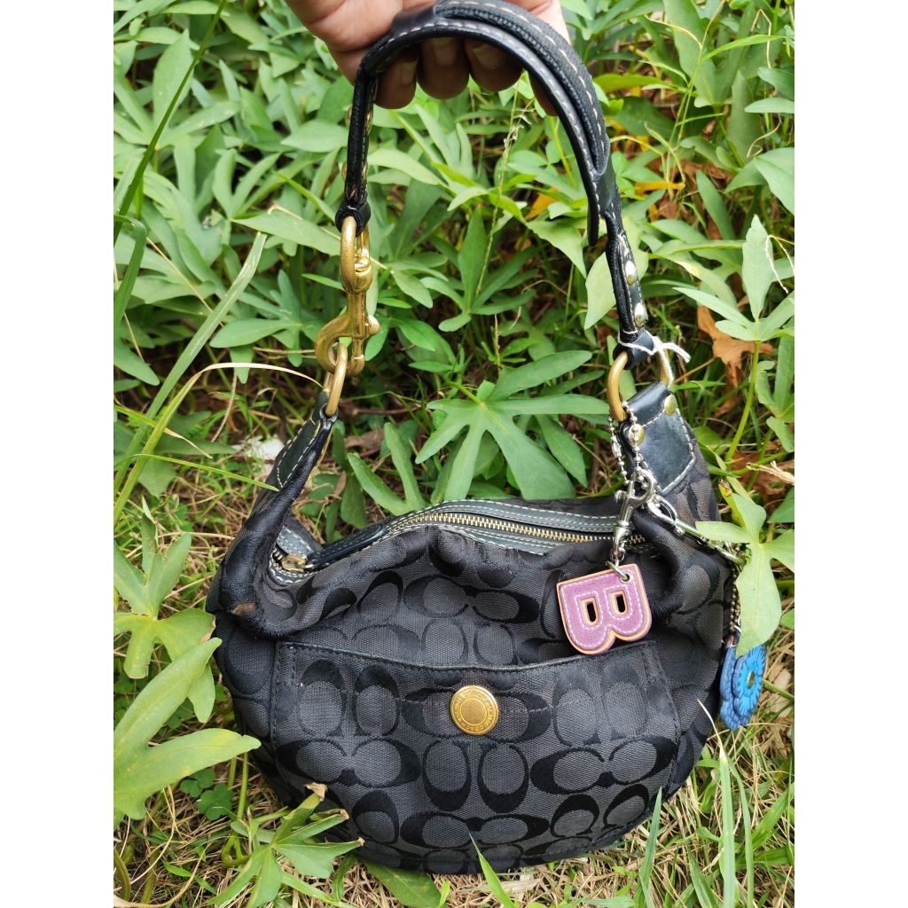 coc hampton ; coc kanvas hitam ; coc rare ; tas shoulder ; tas ketek