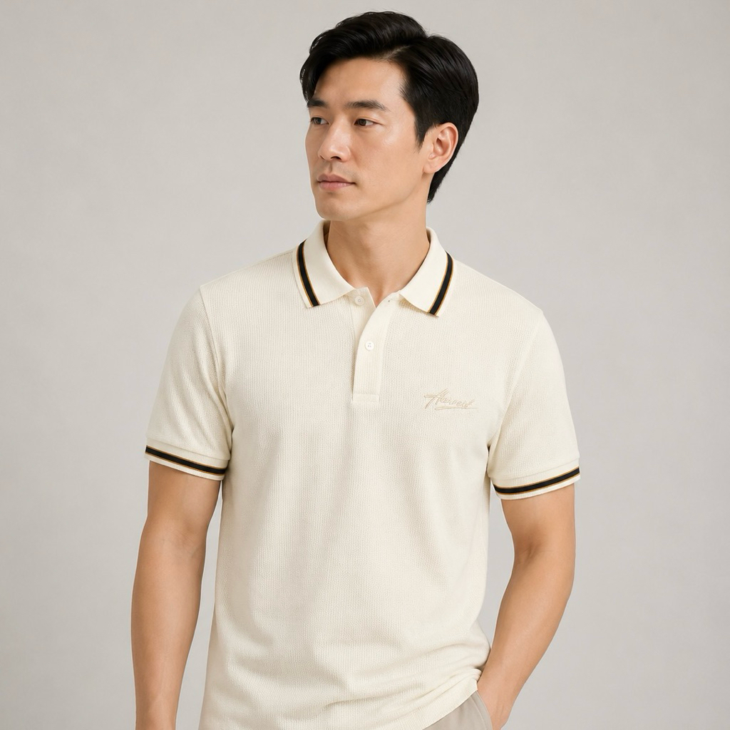 KaosPolo Shirt Harvest Quality Premium Bahan Katun waffle