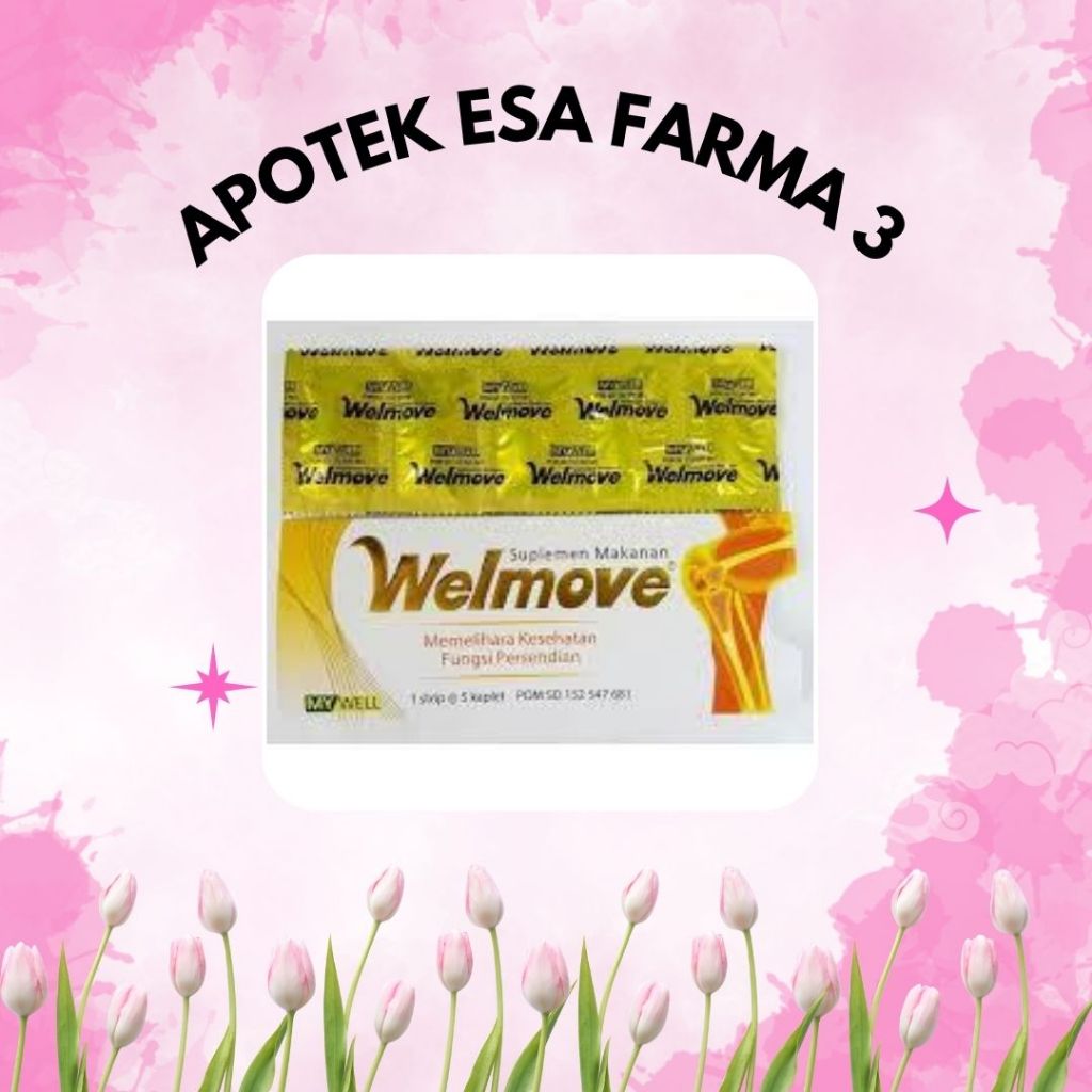 WELMOVE OBAT SENDI 1 strip isi 5 Tablet