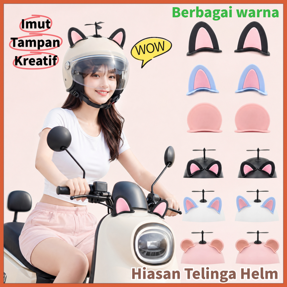 Kuping Kucing Helm /Kuping Helm Fullface /Kuping Kucing Helm Terlaris Kuping Helm Halfface