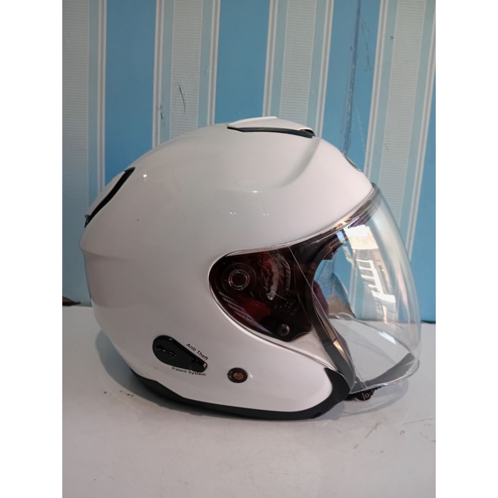 helm kyt kyoto putih ori L