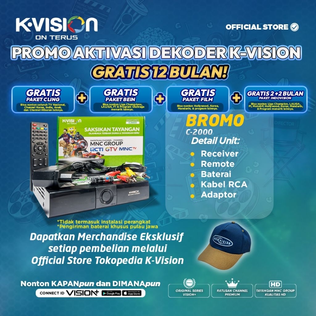 STB K-VISION TYPE BROMO C-2000