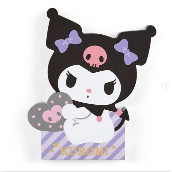 Sanrio Die-cut Memo Pad - Kuromi