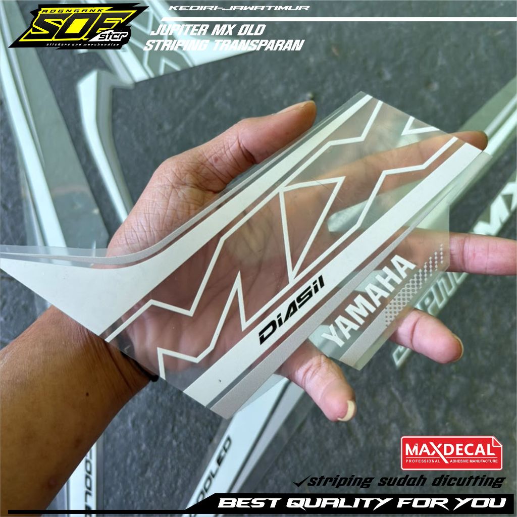 Striping TRANSPARAN JUPITER MX OLD 135 custom motif gp OJMX lc135  MAXDECALPremium