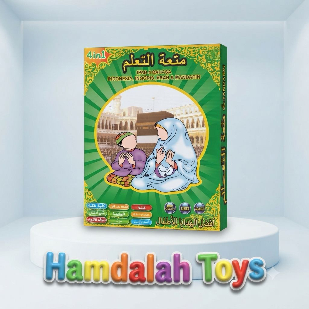 MAINAN edukasi anak tablet atau "Playpad" Muslim 4 Bahasa