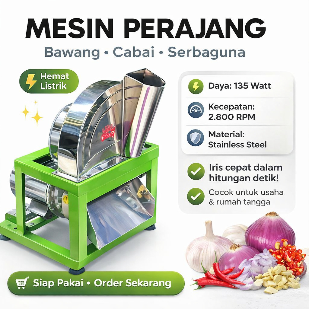 Irisan Bawang Merah Listrik  Perajang Bawang Merah Alat Pengiris Bawang Merah Otomatis