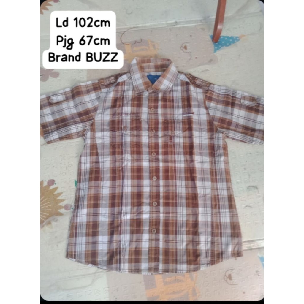 kemeja pria BUZZ original second