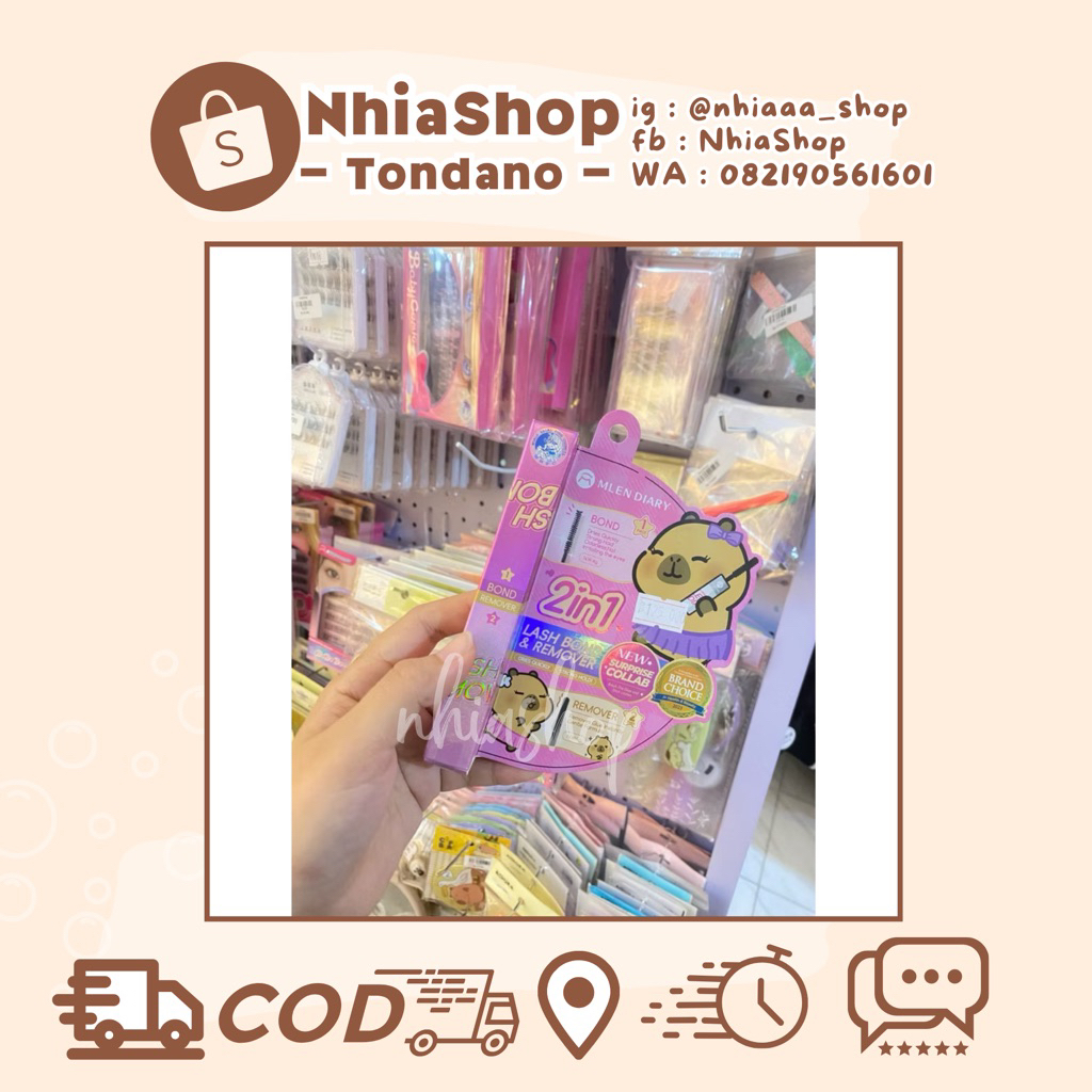 NHIASHOP- MLEN DIARY lash bond & remover