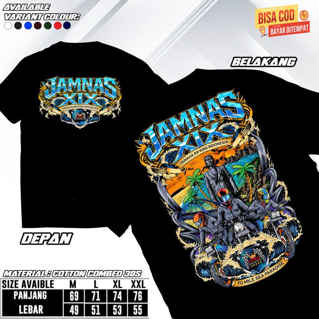 JAMNAS XIX YRKI JATIM - KAOS PENDEK - KAOS JAMNAS XIX YRKI JATIM - JAWA TIMUR - 100% ORIGINAL BY STR