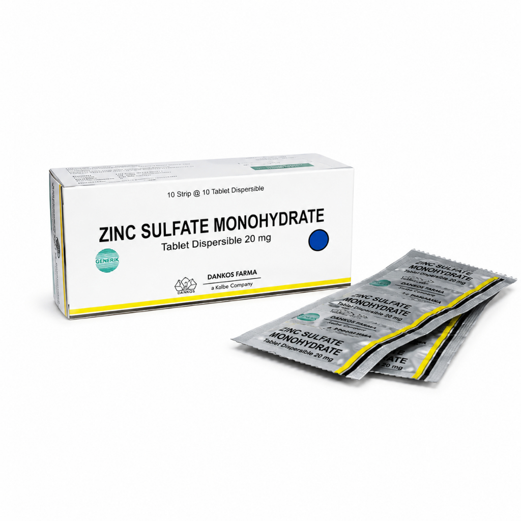 Zinc Sulfate 20mg Box 100's Tablet Nova