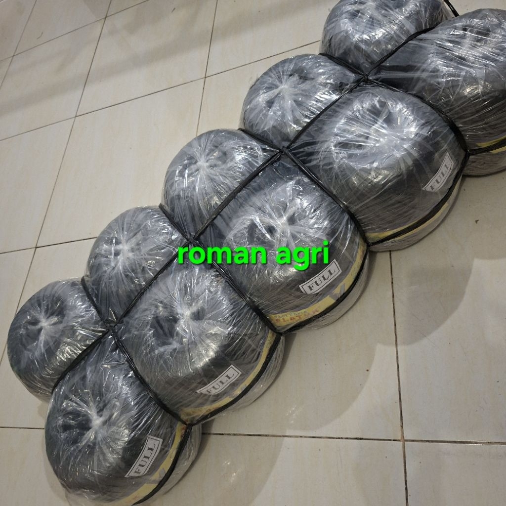 Paket 10 pcs Tali Rafia Hitam merk Pelatuk / Bola Dunia tai tebal dan kuat