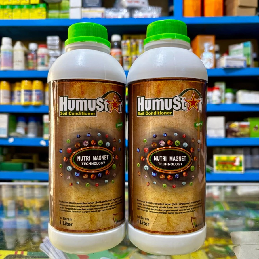 Bimagrow HUMUSTAR Nutri Magnet 1 Liter - Humic Acid dan Asam Amino Pembenah Tanah