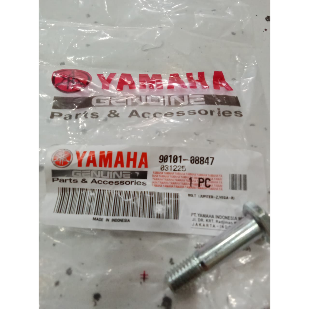 90101-08847_Baut Nap Gear Roda Belakang Yamaha Vega ZR, Vega R New, Jupiter Z, Jupiter Z1, Force FI