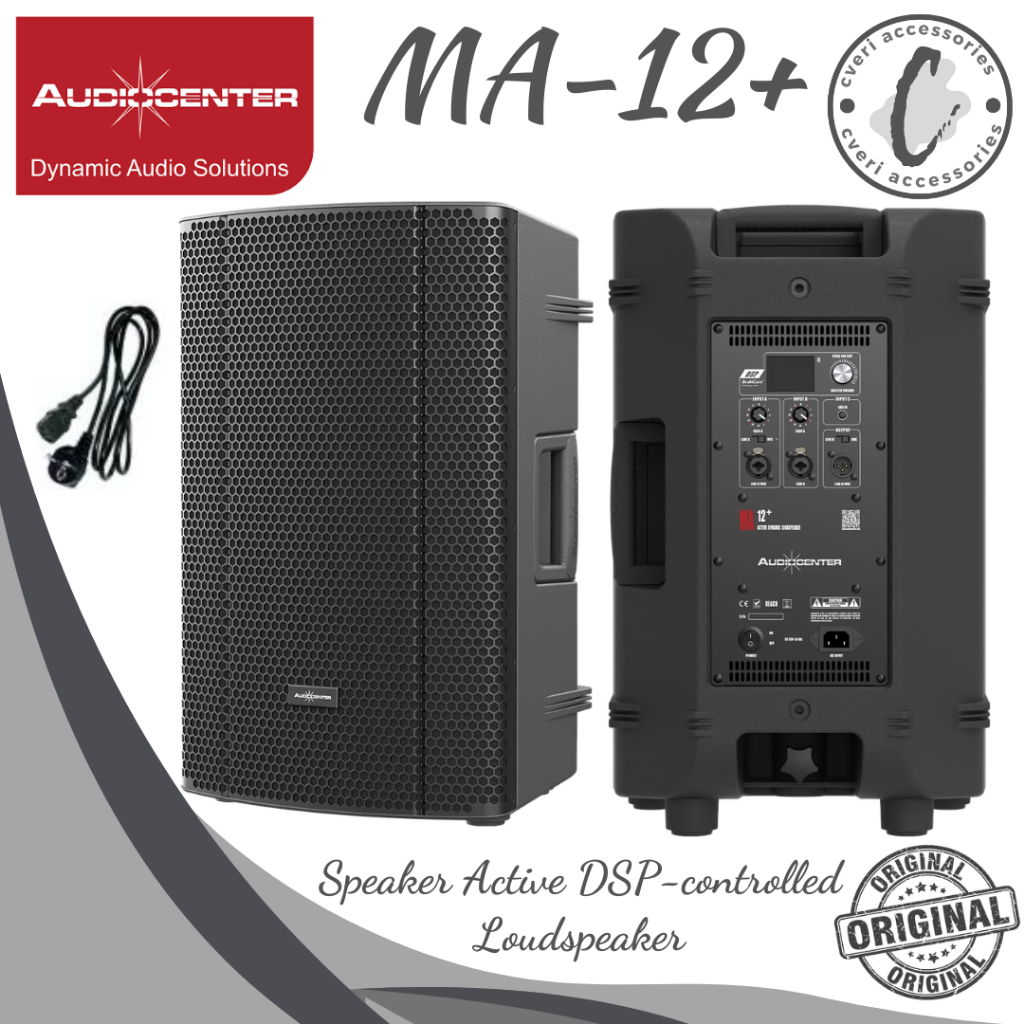 Audiocenter MA-12+ Speaker Active DSP-controlled Loudspeaker Audiocenter MA12+ Speaker Aktif MA 12+
