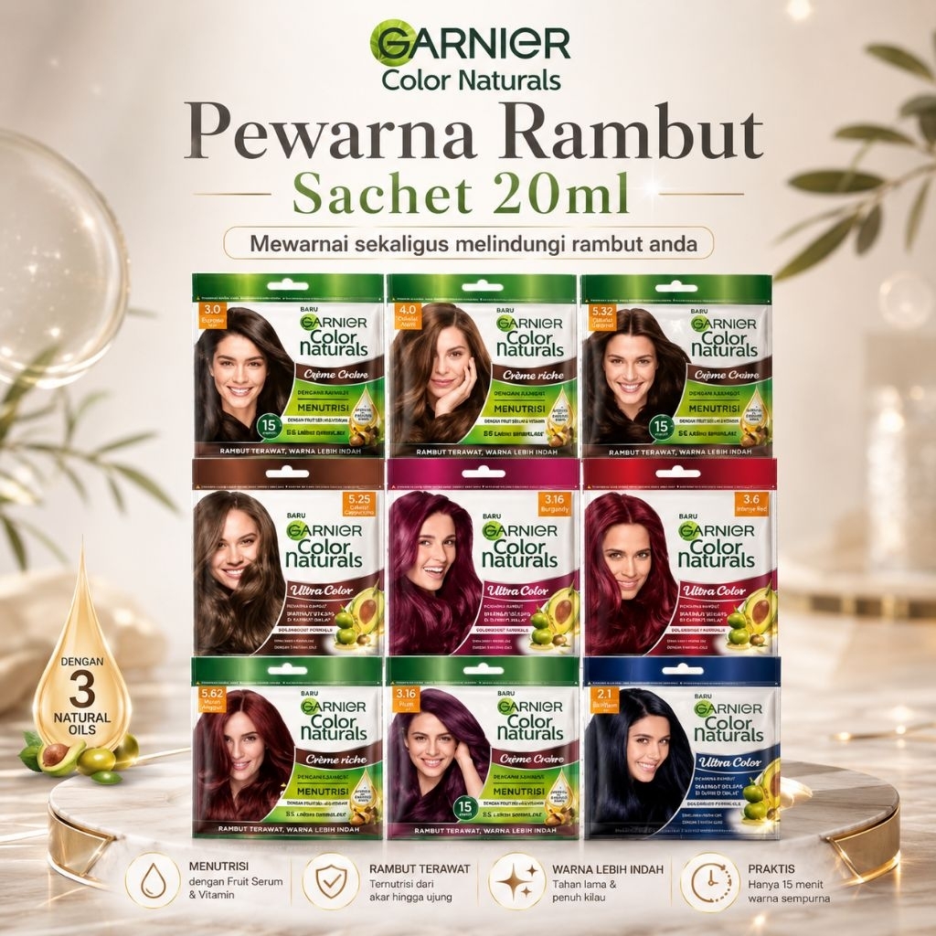 Garnier Hair Color Sachet Semir Rambut Warna Sachet