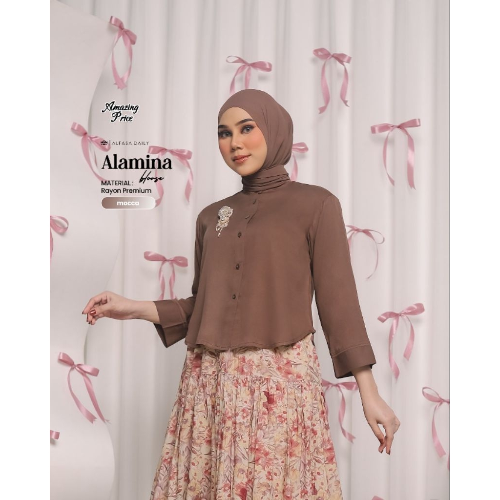 ALAMINA BLOUSE||BLOUSE RAYON PREMIUM||ALFASA