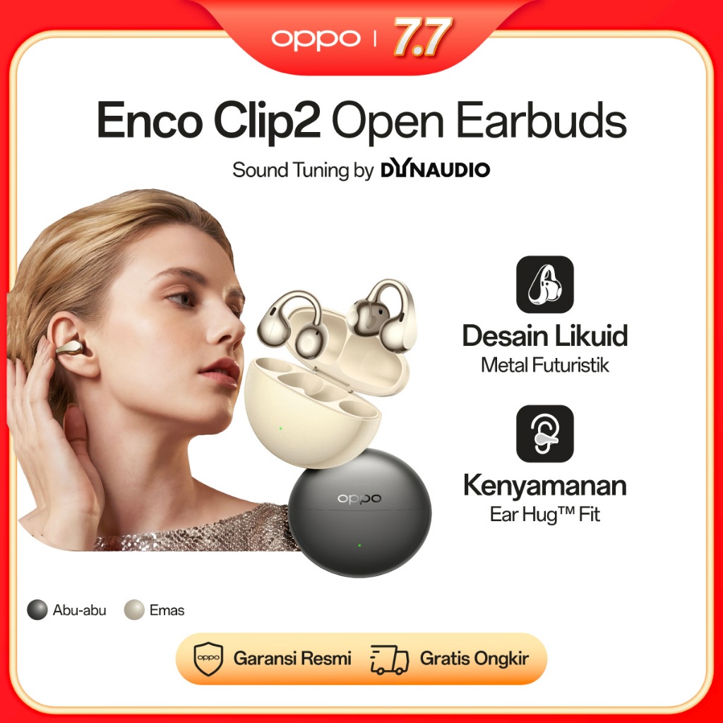 [BARU] OPPO Enco Clip2 Open Earbuds
