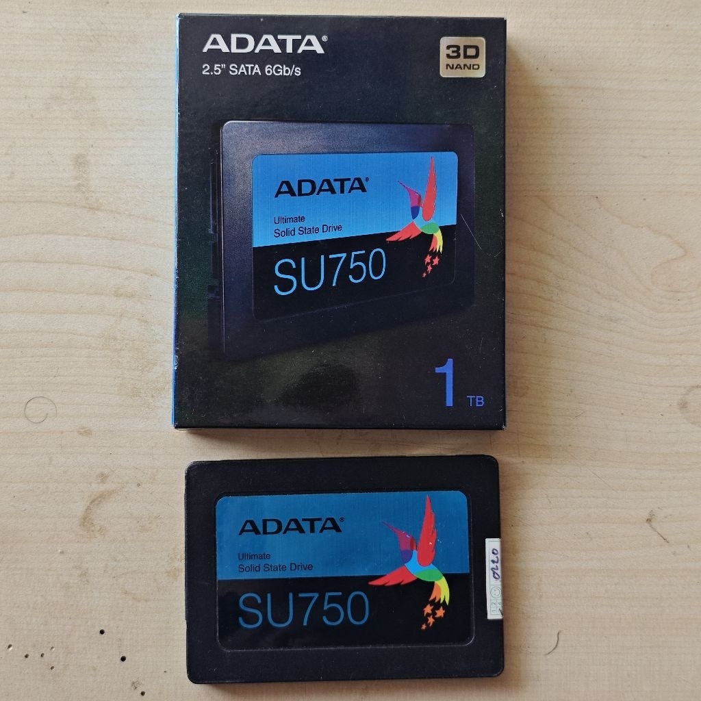 SSD 1TB ADATA SU750 FULLSET GOOD CONDITION