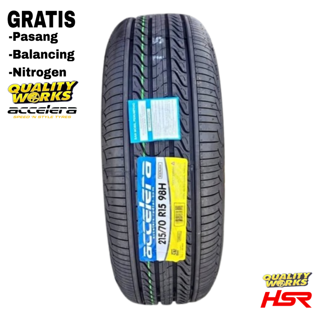 BAN MOBIL 215 70 R15 ACCELERA ECO PLUSH BAN RING 15 UKURAN 215/70 R15 TUBLES