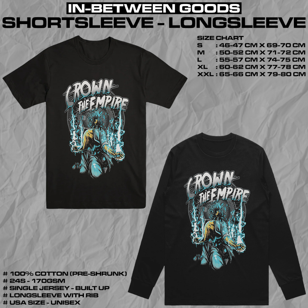 CROWN THE EMPIRE - MENACE | T-SHIRT | LONGSLEEVE | BAND MERCH