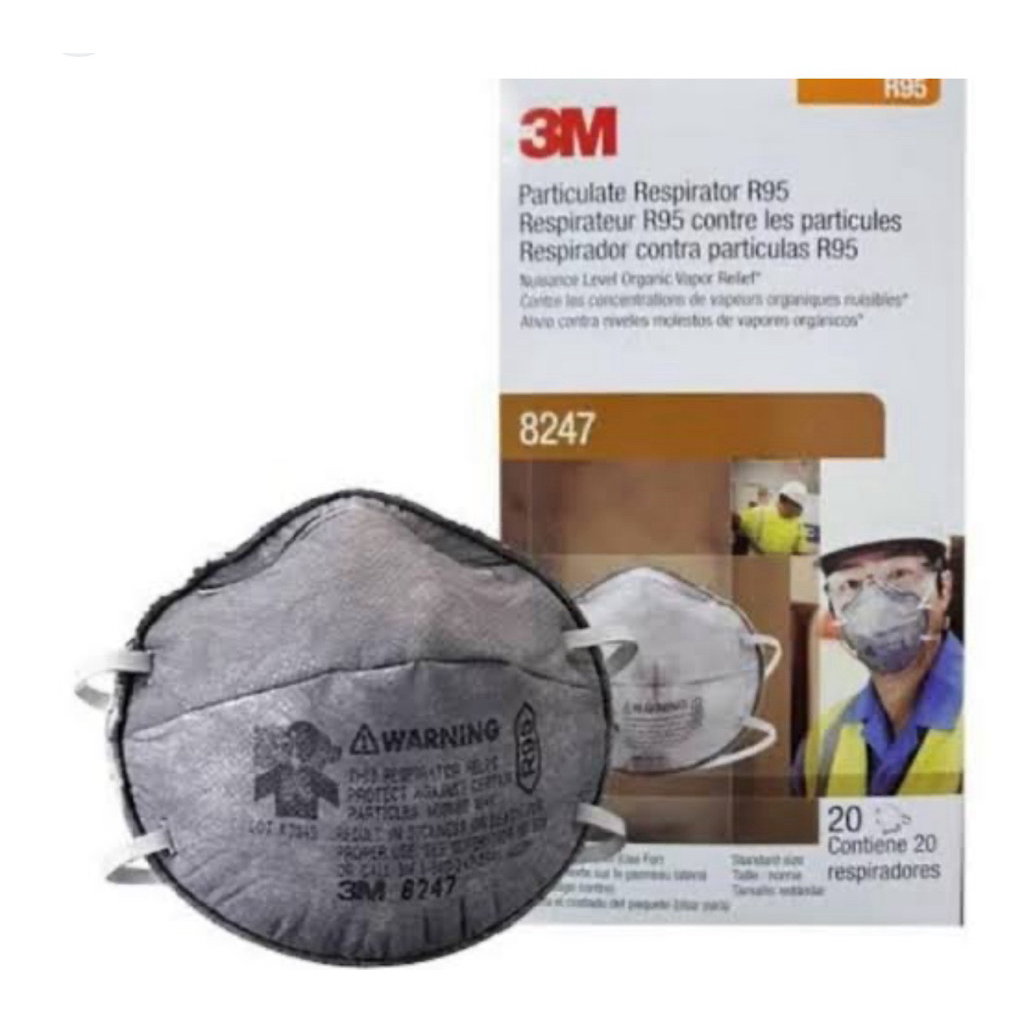 Deskripsi MASKER ORI 3M 8247 Tipe R95