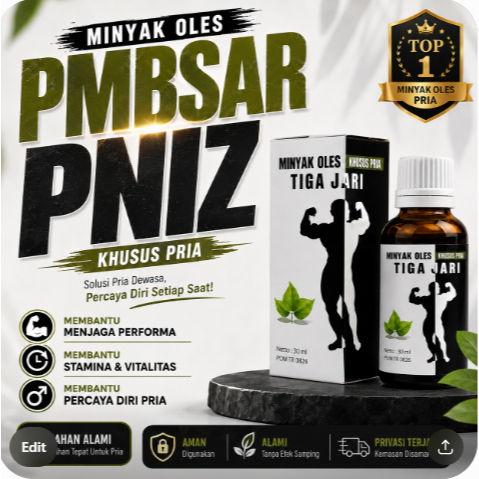 Minyak Tiga jari OIL daun bungkus asli papua bpom ori