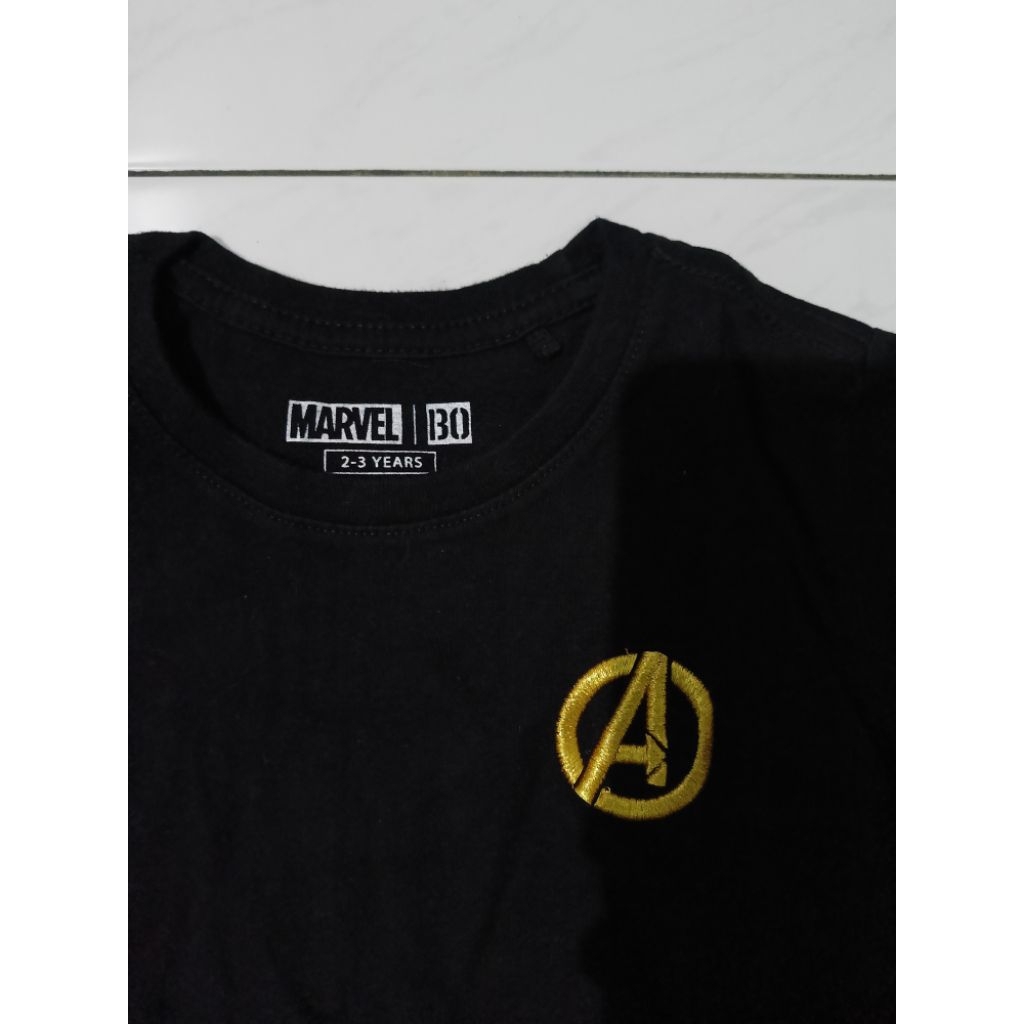 kaos anak marvel second original