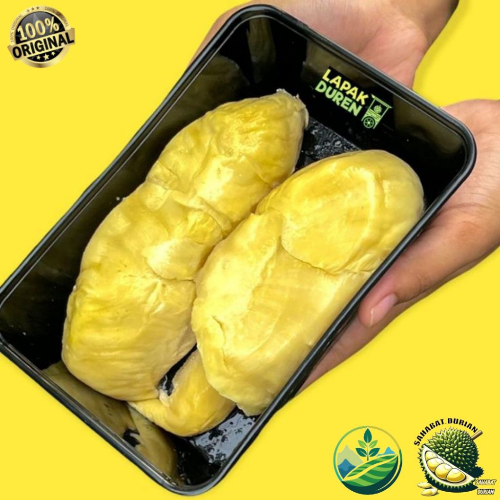 Durian montong | Durian montong kupas 1000 gram | Durian montong manis legit