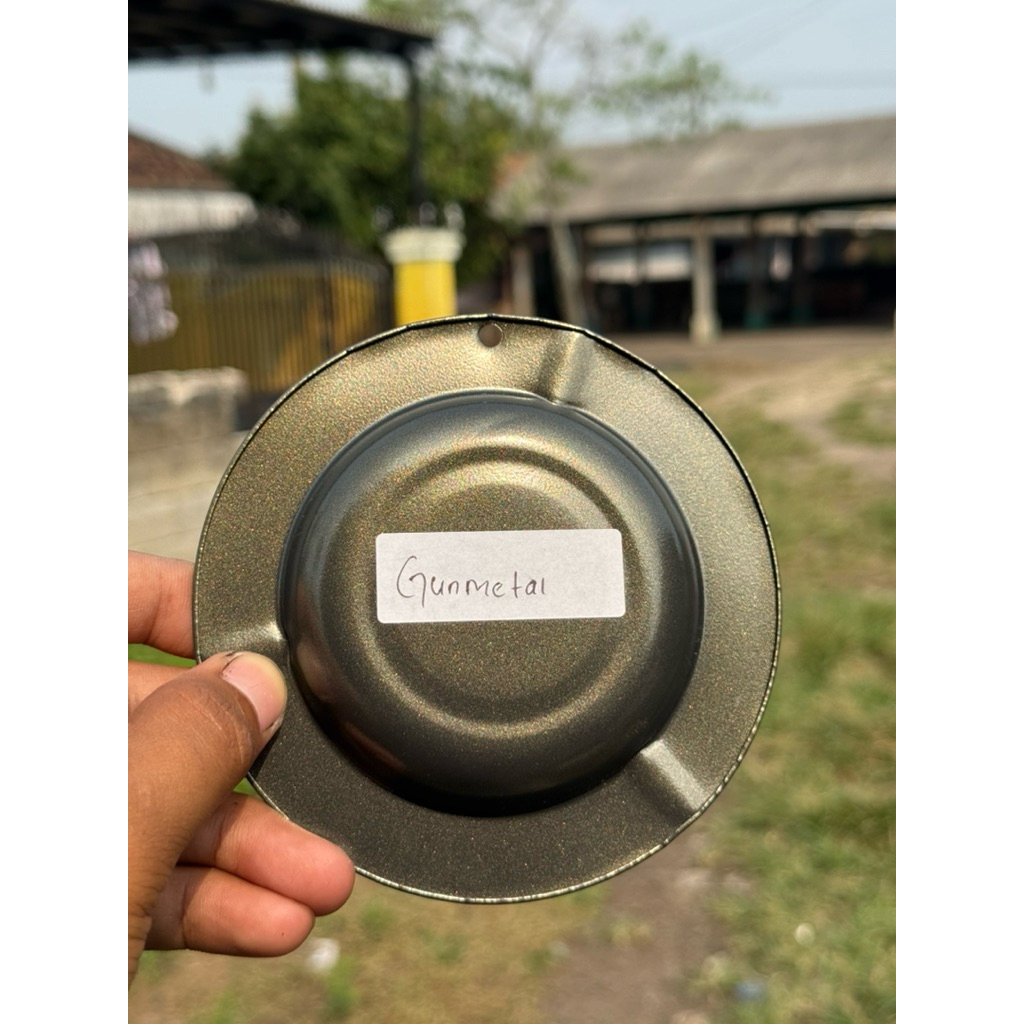Powder coating cat bubuk gunmetal