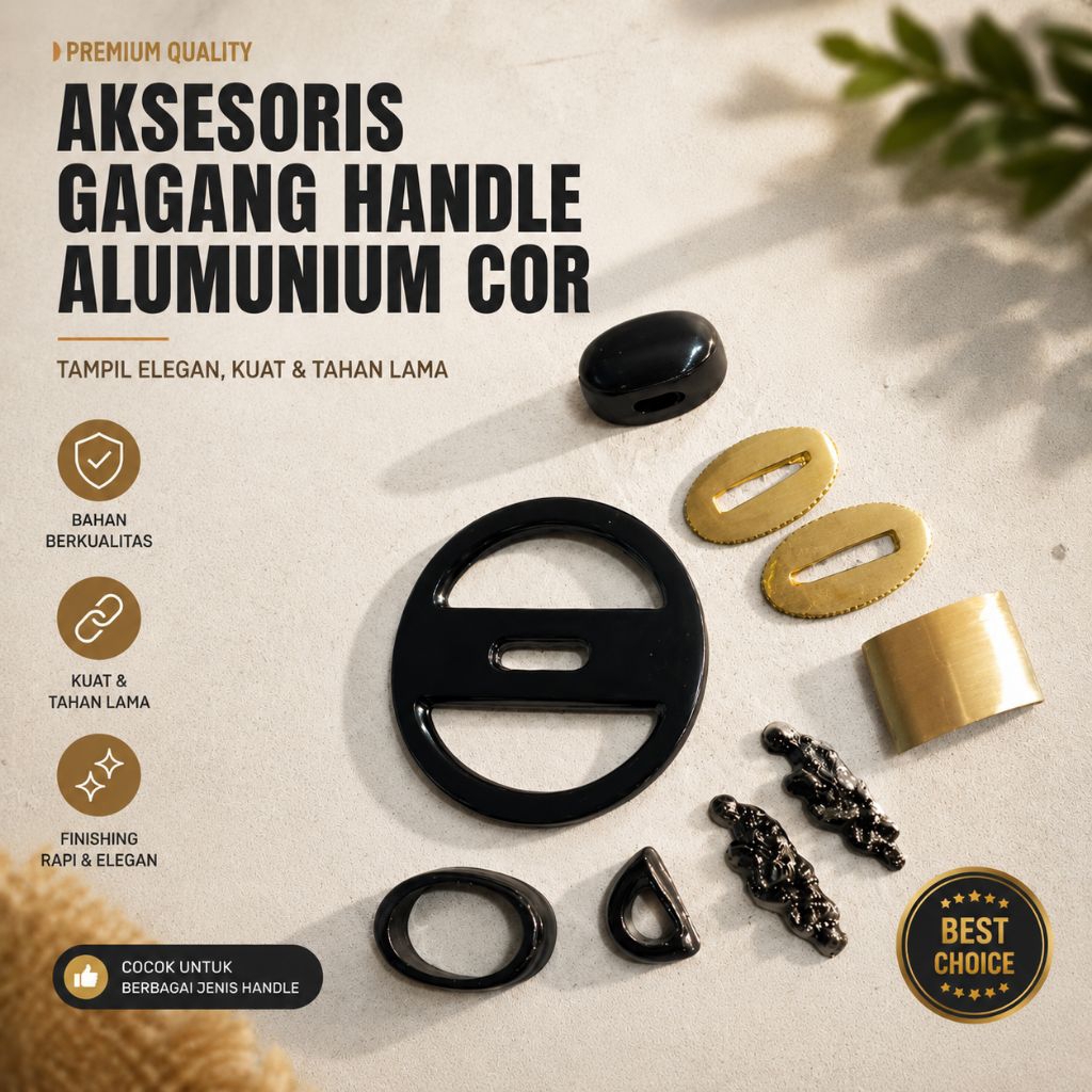 Aksesoris Gagang Handle Katana Sakabato Alumunium Cor